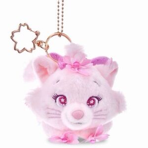 Japan Disney Store Exclusive 2026 Sakura Collection Marie Plush Keychain